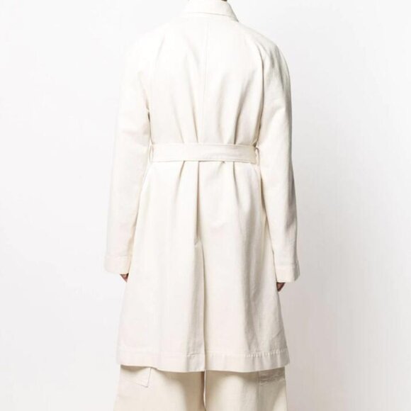 BNWT SS21 MARNI OFF WHITE DENIM TRENCH COAT 48 & 50 - Picture 15 of 15
